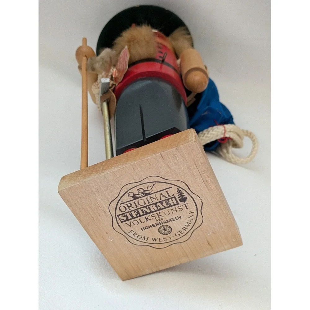 Steinbach Mountain Alpine Climber Nutcracker Rope Axe Pole Germany 14.5 Inch